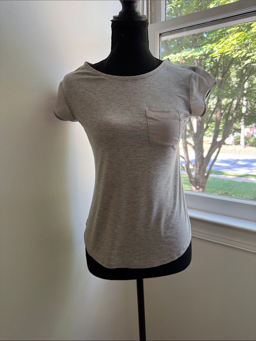Premise Light Gray Short Sleeve Pocket Tee